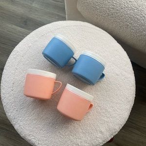 bolero thermoware cups pink and blue set of 4